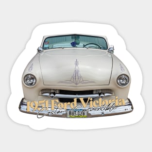 1951 Ford Victoria Custom Convertible Sticker